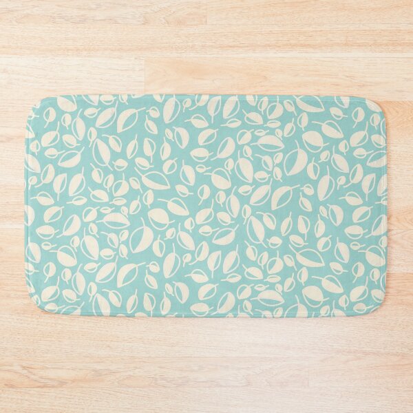 Item preview, Simple Leaves on Blue designed and sold by WalkSimplyArt.