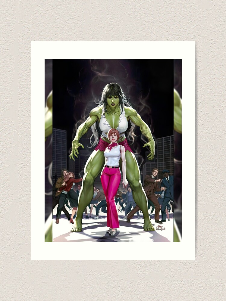 She-Hulk Sexy Girl Art Board Print for Sale by DonnellHoux