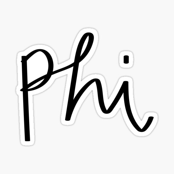 Phi Sticker