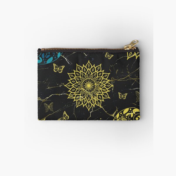 Item preview, Black & Gold Spiritual Yin Yang Mandala Floral Pattern! designed and sold by davechi-stone.