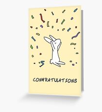 Rabbit Congratulations Greeting Card
