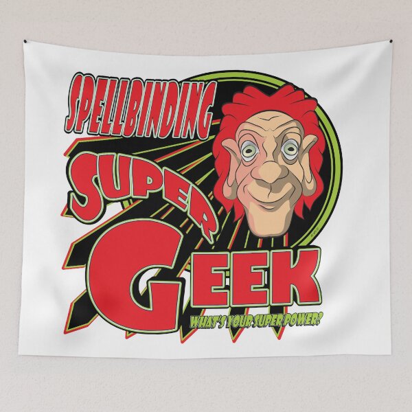 Item preview, SPELLBINDING SUPER GEEK What's Your Super Power designed and sold by MontanaJack.