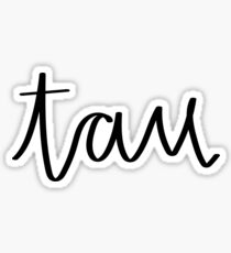 Tau Sticker