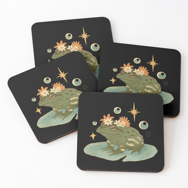 Item preview, Celestial Frog - ornate frog artwork designed and sold by CabbageNClouds.