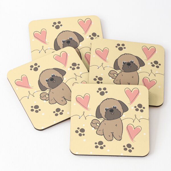 Artikelvorschau, LIEBE den roten Shih Tzu entworfen und verkauft von Lulupainting.