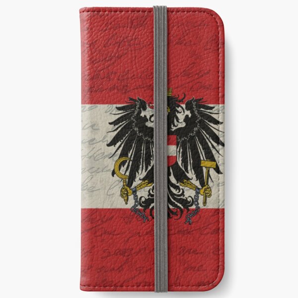 Vintage flag - Austria iPhone Wallet