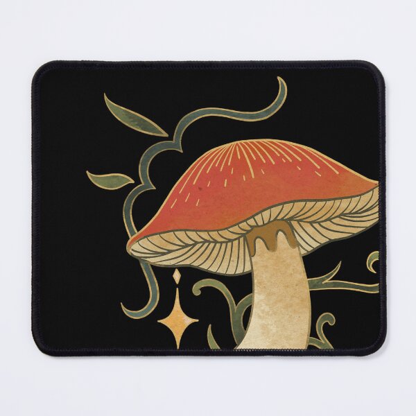 Item preview, Celestial redcap - ornate Redcap mushroom artwork designed and sold by CabbageNClouds.