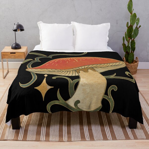 Item preview, Celestial redcap - ornate Redcap mushroom artwork designed and sold by CabbageNClouds.