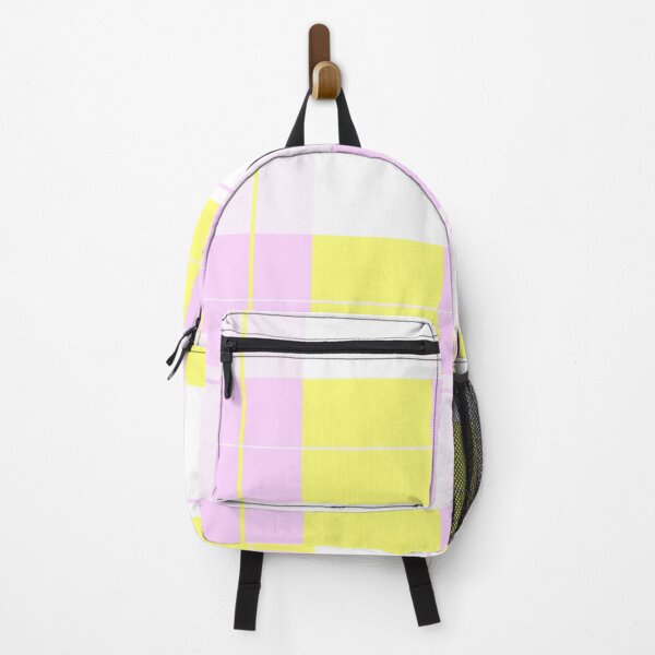 Item preview, Mod Plaid - Pink Yellow designed and sold by KBurnsArt.
