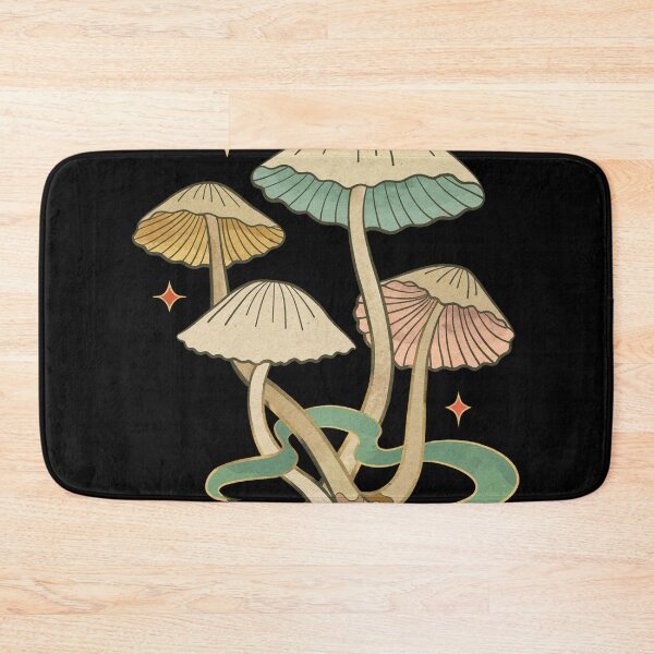Item preview, Celestial spore patch - ornate mushroom cluster artwork designed and sold by CabbageNClouds.