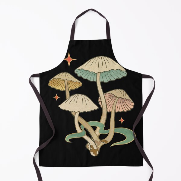 Item preview, Celestial spore patch - ornate mushroom cluster artwork designed and sold by CabbageNClouds.