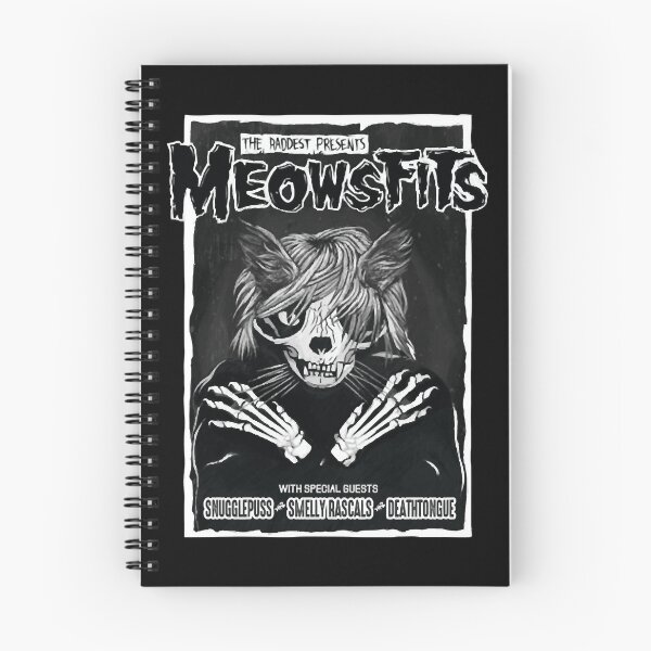 Item preview, Birthday Gifts Meowsfits Misfits American Punk Rock Band  designed and sold by mirancarpe.