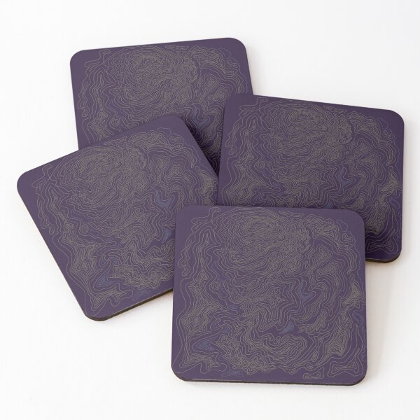 Item preview, Topographic Map Doodle (Huckleberry) designed and sold by M.R. Spann.