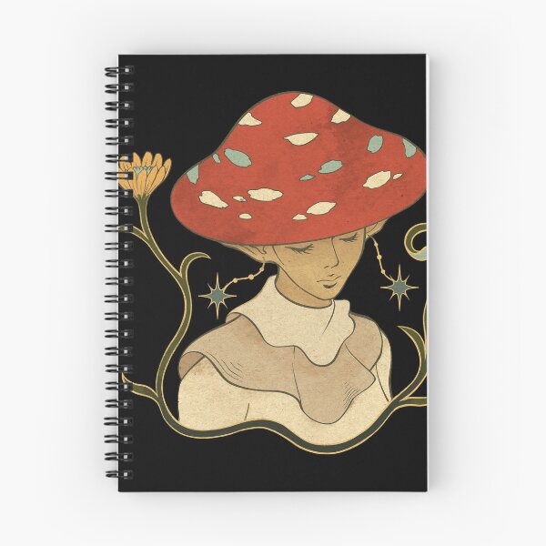 Item preview, Celestial red cap elf - ornate Redcap elf spirit artwork designed and sold by CabbageNClouds.