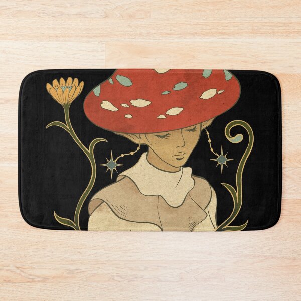 Item preview, Celestial red cap elf - ornate Redcap elf spirit artwork designed and sold by CabbageNClouds.