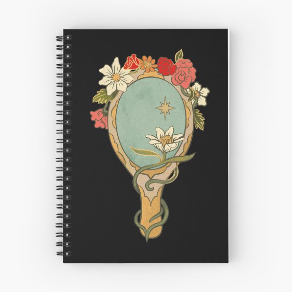 Item preview, Celestial Mirror - ornate forest mirror artwork designed and sold by CabbageNClouds.