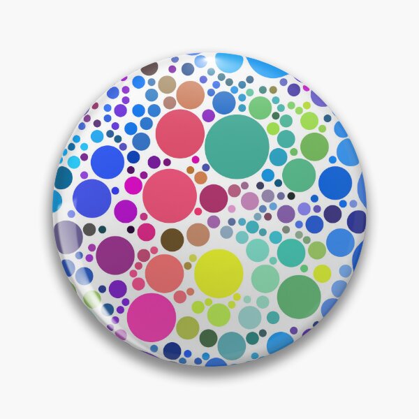 Item preview, Radical Bursting Multicolored Polkadots Pattern Design  designed and sold by patternsoup.