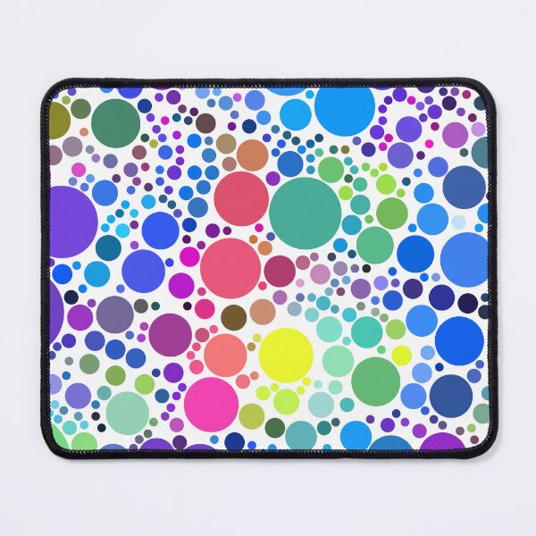 Item preview, Radical Bursting Multicolored Polkadots Pattern Design  designed and sold by patternsoup.