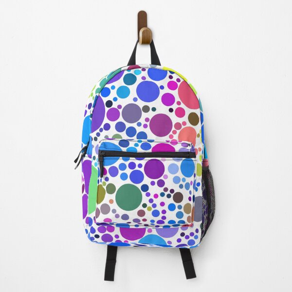Item preview, Radical Bursting Multicolored Polkadots Pattern Design designed and sold by patternsoup.