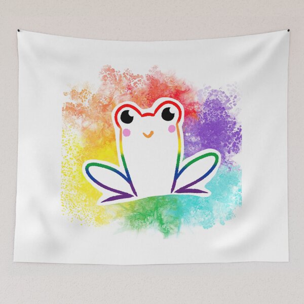 Item preview, Rainbow Frog LGBT Pride designed and sold by Finding Flowers.