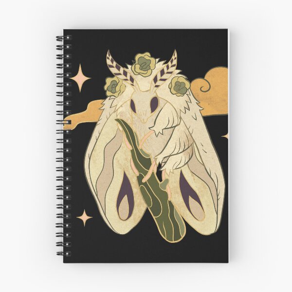 Item preview, Celestial Moth - ornate white moth artwork designed and sold by CabbageNClouds.