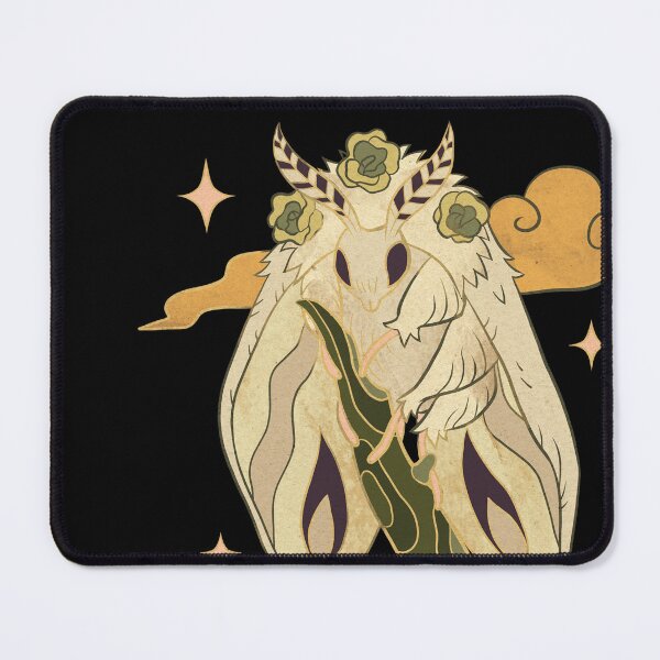 Item preview, Celestial Moth - ornate white moth artwork designed and sold by CabbageNClouds.