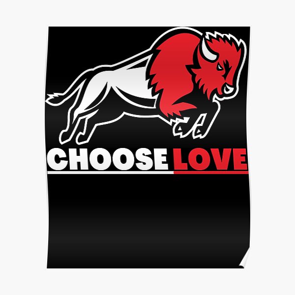 Buffalo Bills Choose Love T-shirt for Sale by AnhDoo, Redbubble