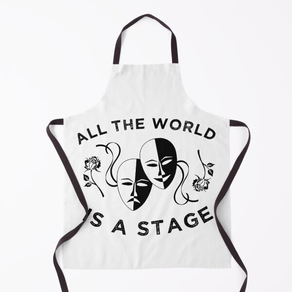 Item preview, All The World Is A Stage Funny Mask Theatre designed and sold by adxota.