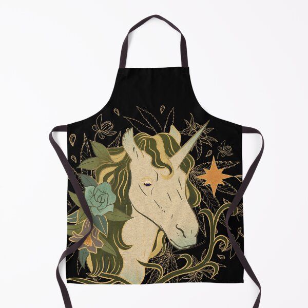 Item preview, Celestial Unicorn - ornate holy unicorn artwork designed and sold by CabbageNClouds.