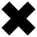 Black Cross Incorrect X Marks The Spot Mark Out Knock Out Poster By Tomsredbubble Redbubble