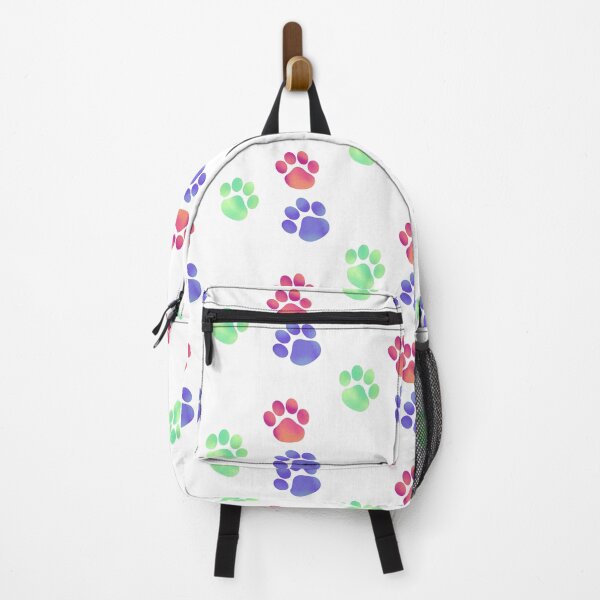 Item preview, Colored Paw Prints designed and sold by BookwormSticker.