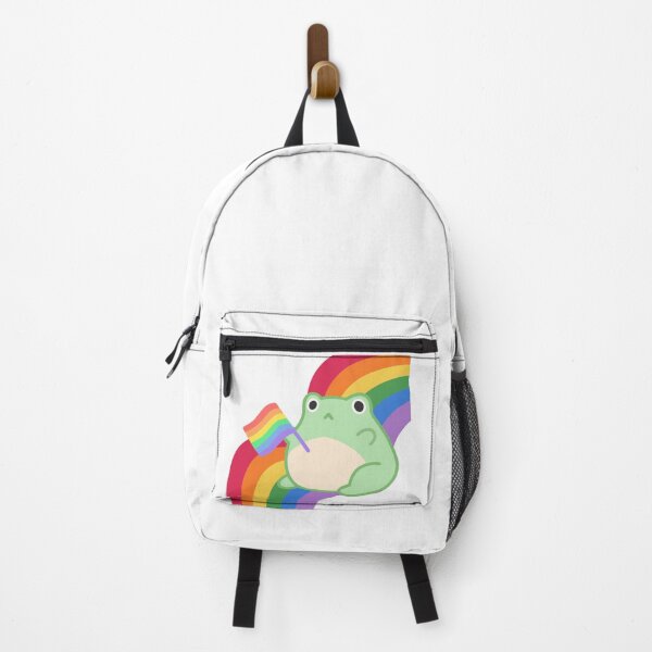 Item preview, Pride Frog with a LGBT Rainbow Flag designed and sold by Finding Flowers.