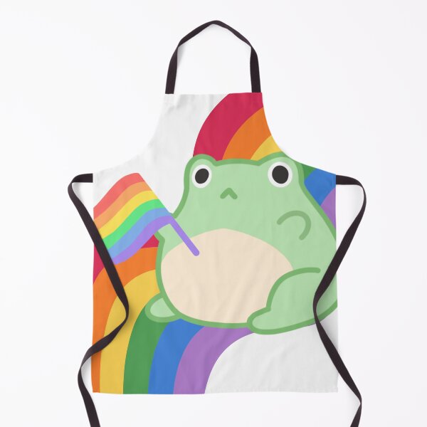 Item preview, Pride Frog with a LGBT Rainbow Flag designed and sold by Finding Flowers.