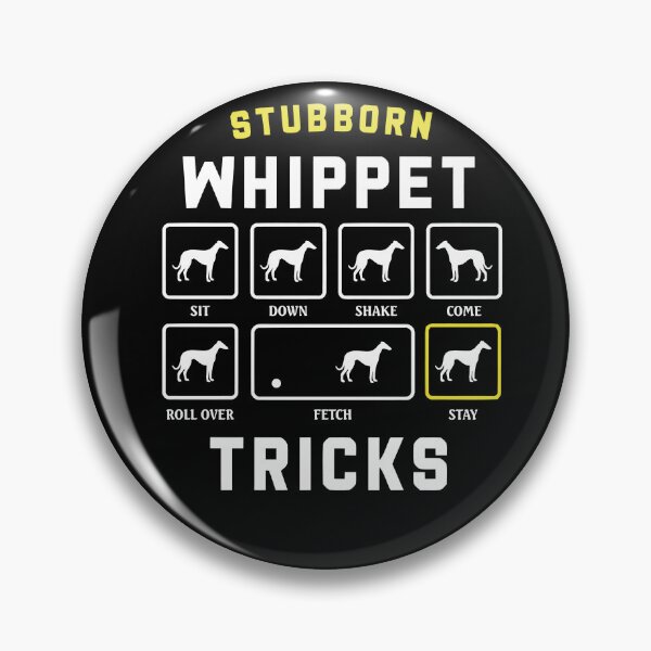 Artikelvorschau, Hartnäckige Whippet-Tricks entworfen und verkauft von Unique-Tees.
