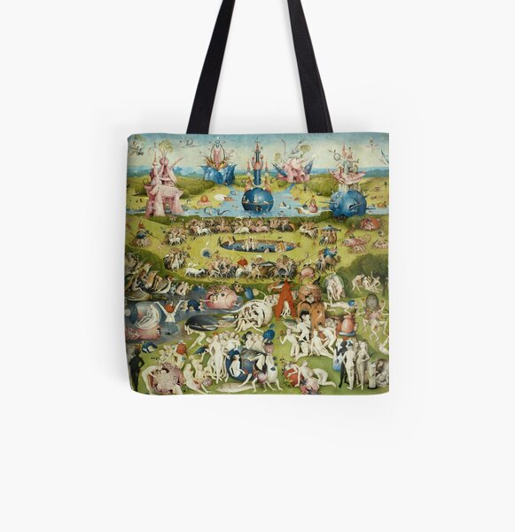 The Garden of Earthly Delights Full Image All Over Print Tote Bag