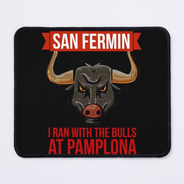 Item preview, San Fermin Running With The Bulls Festival Pamplona July Sticker designed and sold by dianesandraon.