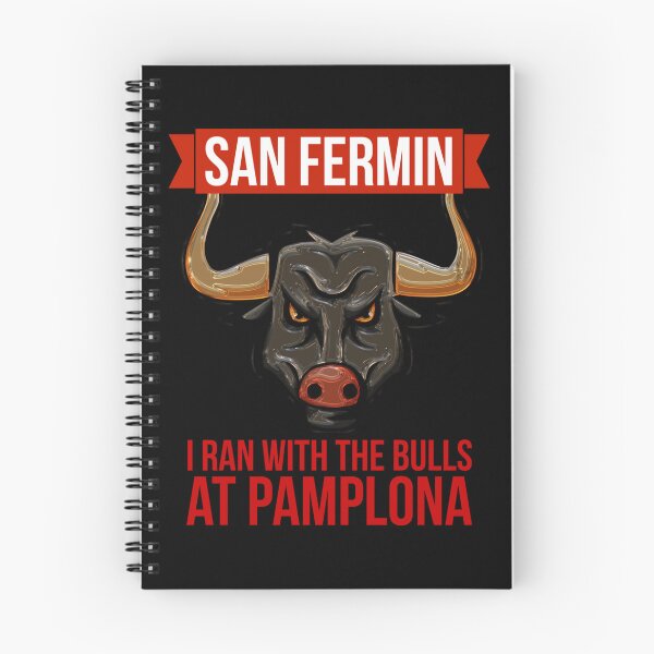 Item preview, San Fermin Running With The Bulls Festival Pamplona July Sticker designed and sold by dianesandraon.