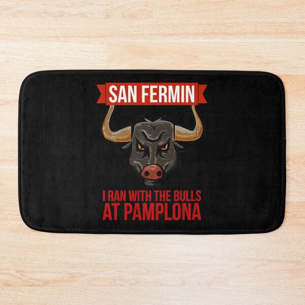 Item preview, San Fermin Running With The Bulls Festival Pamplona July Sticker designed and sold by dianesandraon.