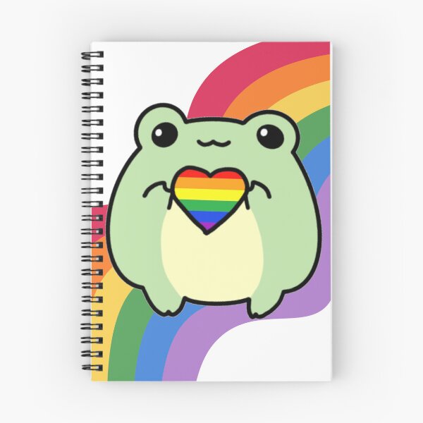 Item preview, Pride Frog with a LGBT Rainbow Heart designed and sold by Finding Flowers.