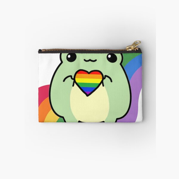 Item preview, Pride Frog with a LGBT Rainbow Heart designed and sold by Finding Flowers.