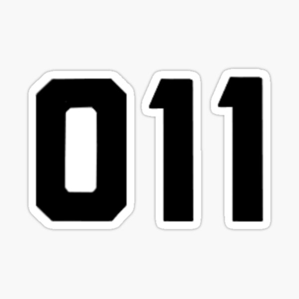 "011 tattoo" Sticker for Sale by sophcgang | Redbubble