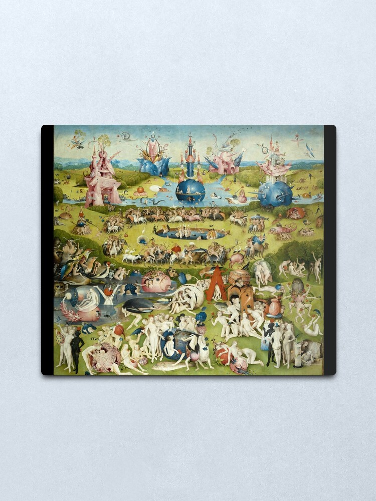 The Garden Of Earthly Delights Full Image Metal Print By