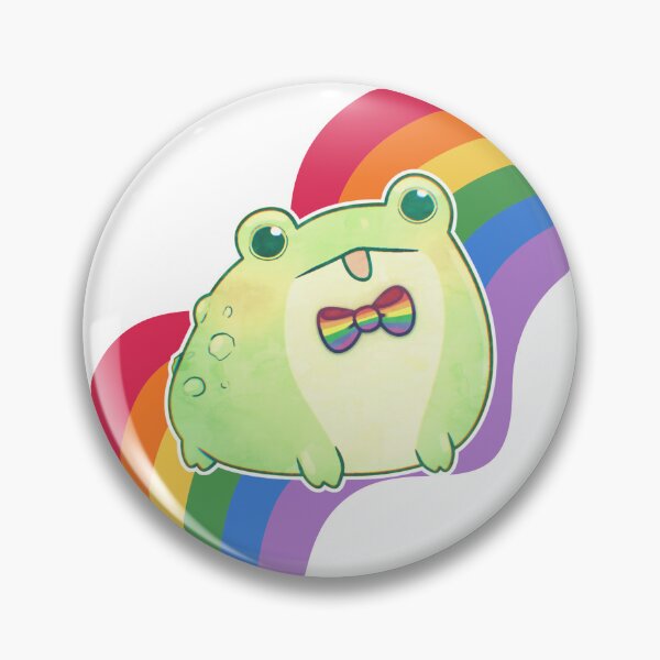 Item preview, Pride Frog with a LGBT Rainbow Bowtie designed and sold by Finding Flowers.