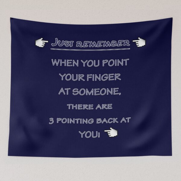 Item preview, Just Remember -White & Indigo Wise Sayings designed and sold by Gretchen Tiger.