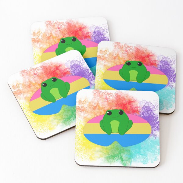 Item preview, Pan Frog LGBT Rainbow designed and sold by Finding Flowers.