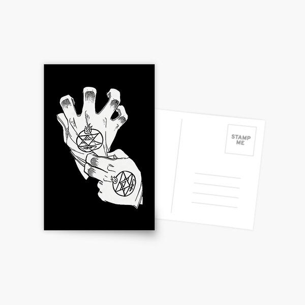Fullmetal Alchemist - Mustang Gloves Postcard