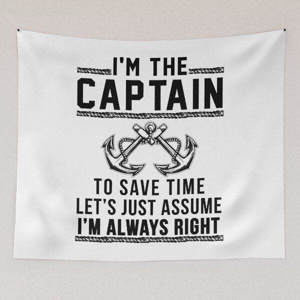 Item preview, Captain Of The Boat Funny Sailing Boat designed and sold by ujgbnx.