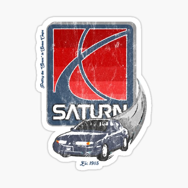 "Sa.turn Motor.s Vintage" Sticker for Sale by Neophyte56 Redbubble