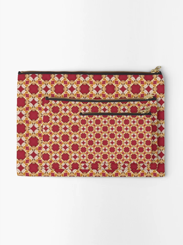 Thumbnail 2 of 4, Zipper Pouch, Crystals Rocks Pattern designed and sold by Magartes.