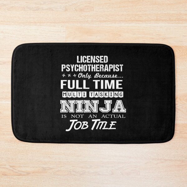 Item preview, Licensed Psychotherapist T Shirt - Multitasking Ninja Job Gift Item Tee designed and sold by watkinsmat.